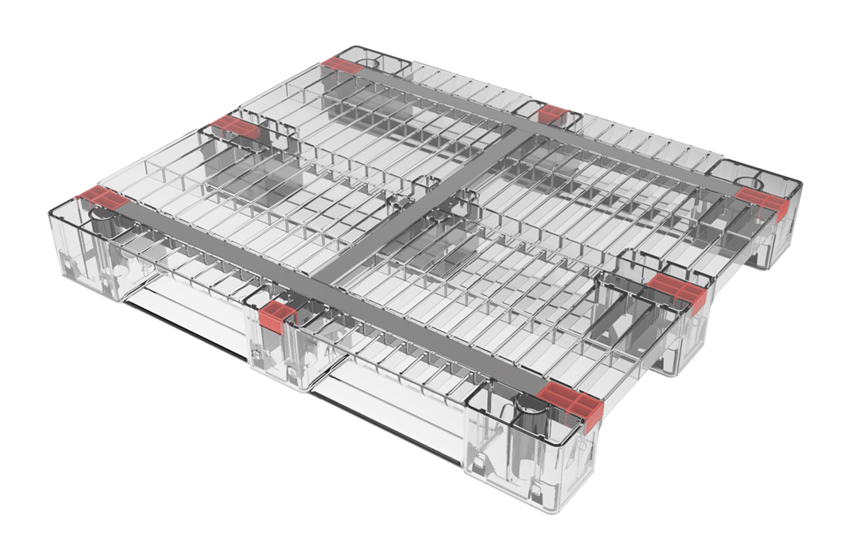 MV-1000 Pallet reinforced H משטח