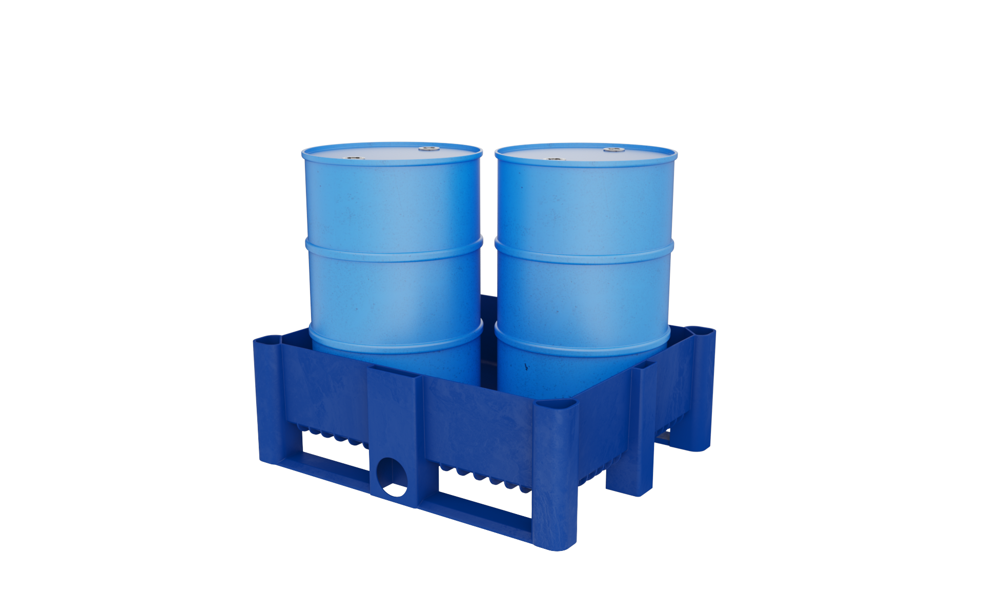 Spill Containment Pallet – 2 vertical barrels