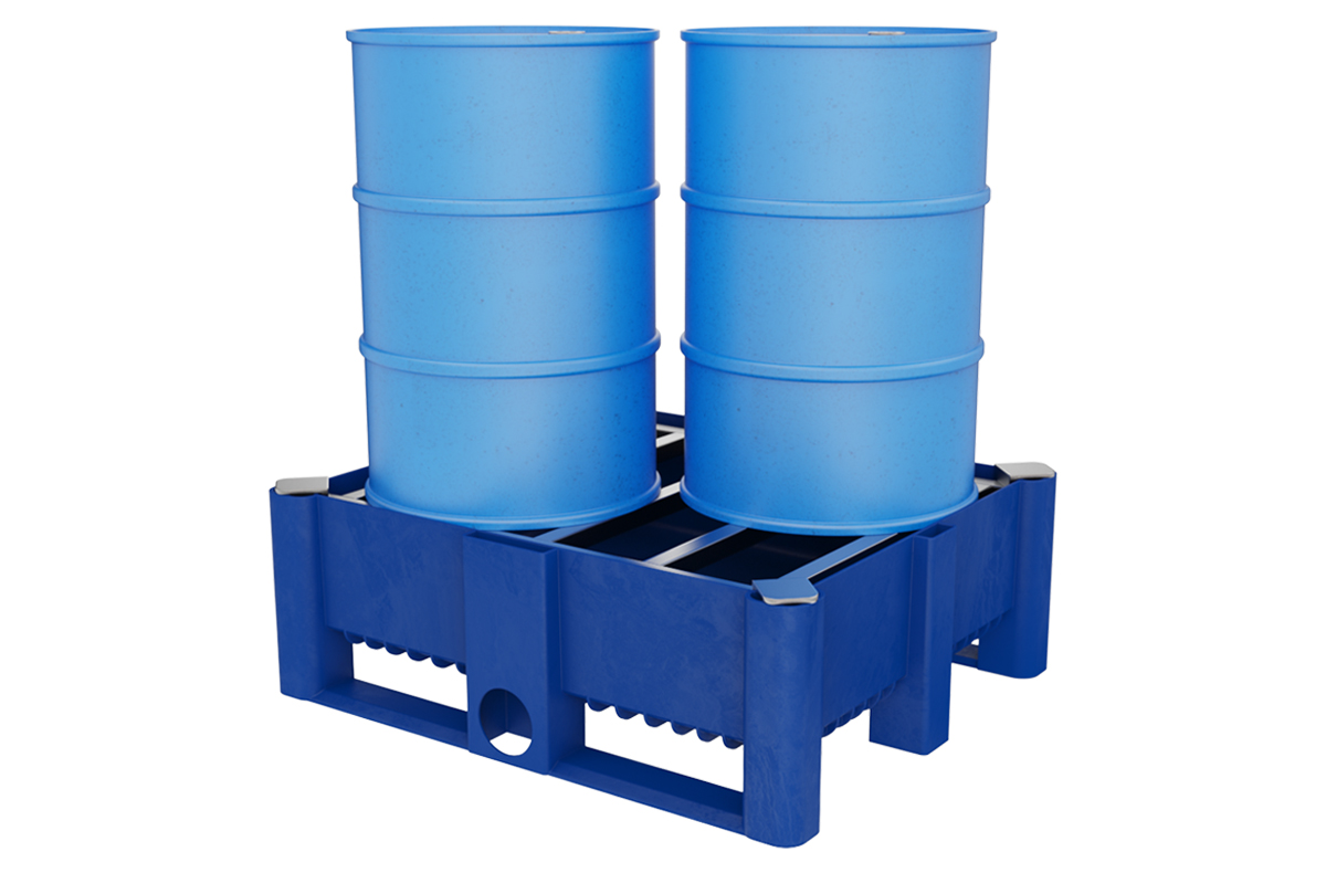 Spill Containment  – 2 Barrels on rail