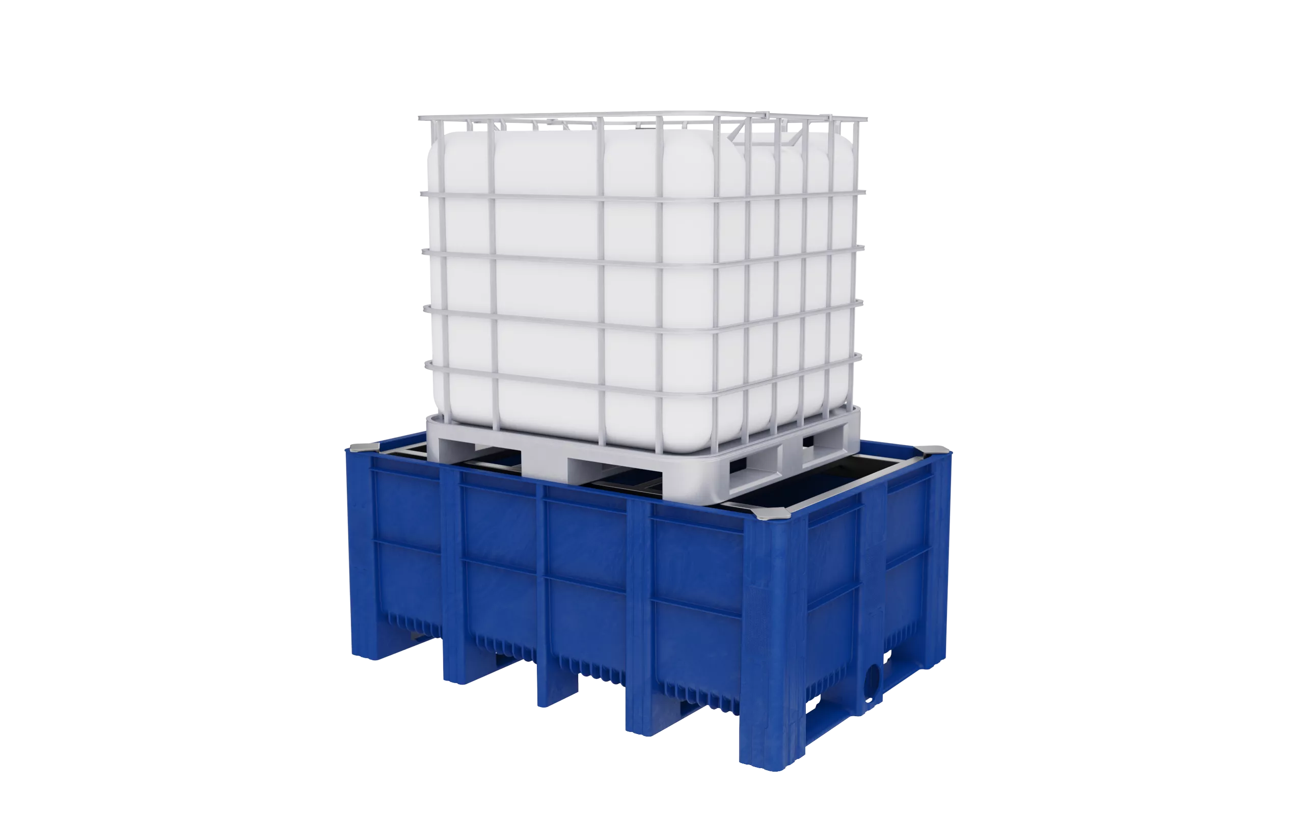 Spill Containment Pallet – IBC Galvanized Rail.