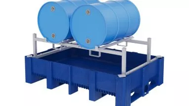 Spill Containment - 2 horizontal מאצרה ל-2 חביות שוכבות